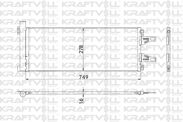 Condenser, air conditioning (08060213)