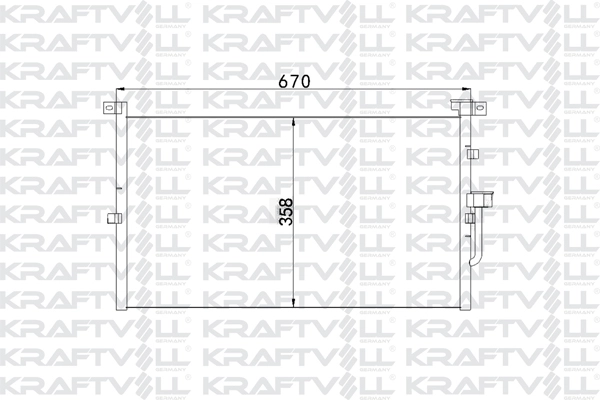 Condenser, air conditioning (08060113)