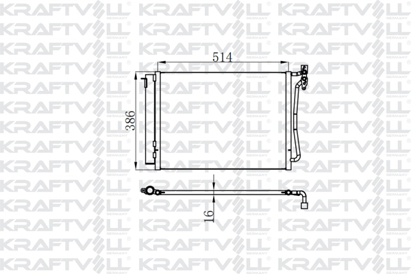 Condenser, air conditioning (08060080)