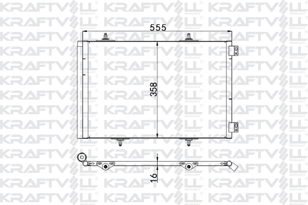 Condenser, air conditioning (08060099)