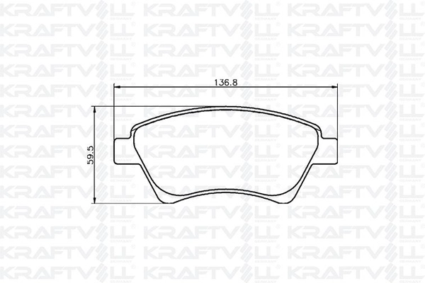 Brake Pad Set, disc brake (07010027)