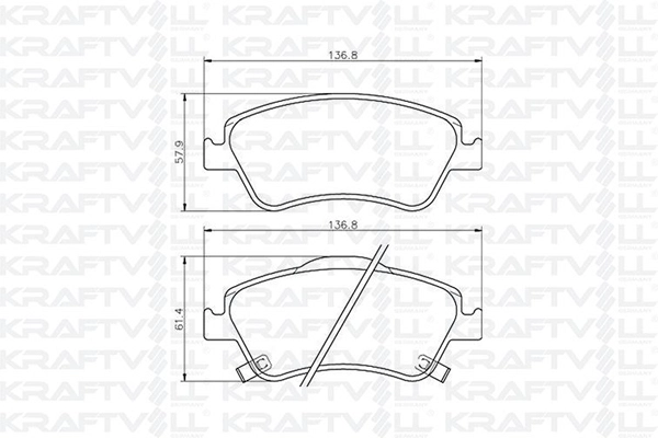 Brake Pad Set, disc brake (07010088)