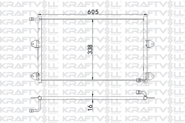 Condenser, air conditioning (08060128)