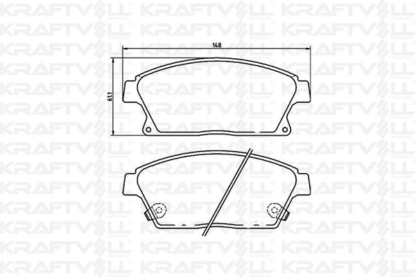 Brake Pad Set, disc brake (07010057)