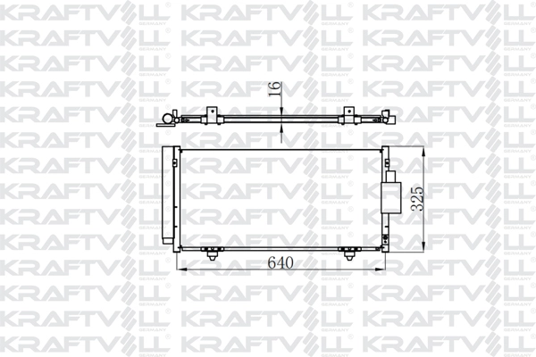Condenser, air conditioning (08060182)