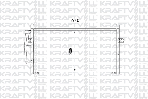 Condenser, air conditioning (08060111)