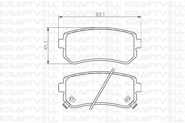 Brake Pad Set, disc brake (07010102)