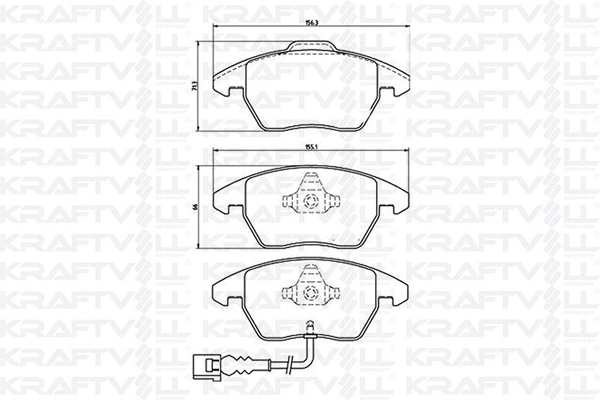 Brake Pad Set, disc brake (07010025)