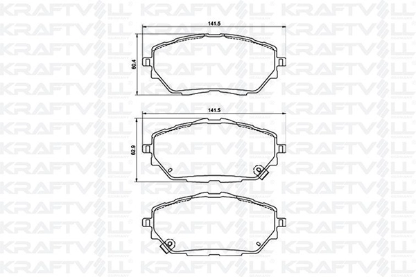 Brake Pad Set, disc brake (07010076)