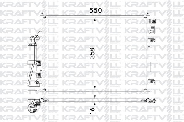 Condenser, air conditioning (08060108)