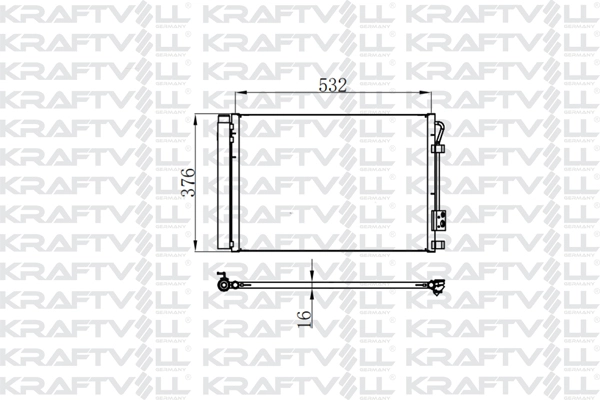 Condenser, air conditioning (08060051)