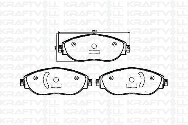 Brake Pad Set, disc brake (07010075)