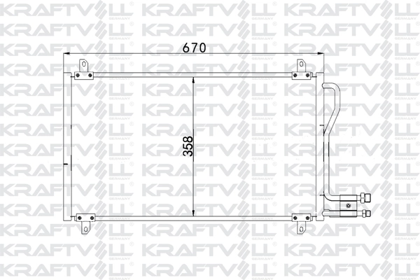 Condenser, air conditioning (08060068)