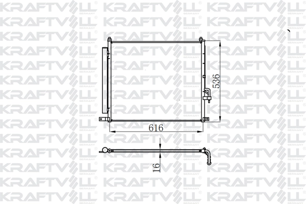 Condenser, air conditioning (08060164)