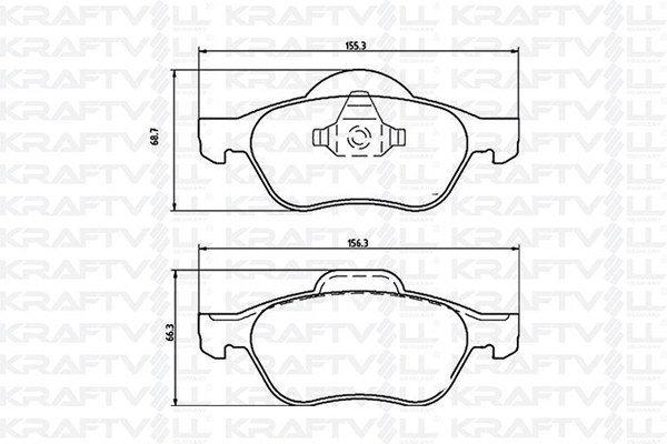 Brake Pad Set, disc brake (07010037)