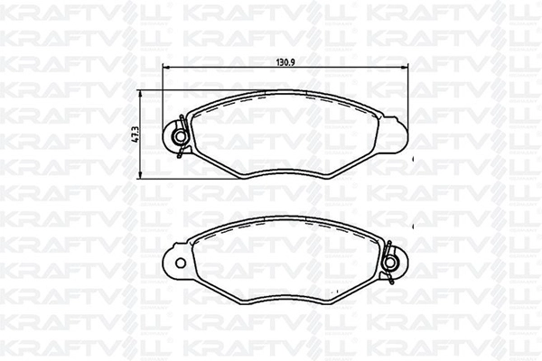 Brake Pad Set, disc brake (07010011)