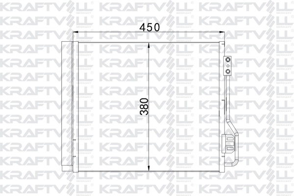 Condenser, air conditioning (08060076)