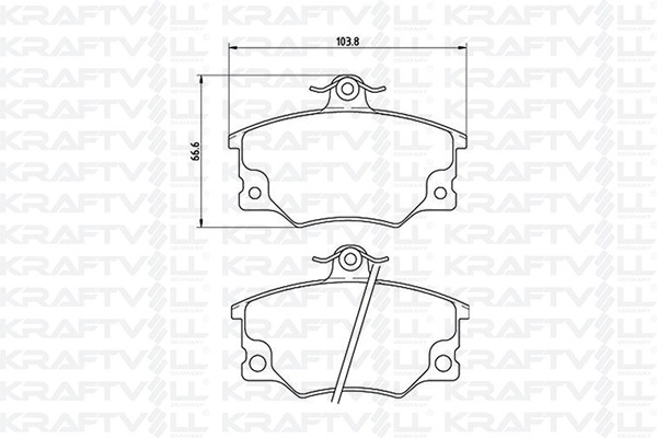 Brake Pad Set, disc brake (07010006)