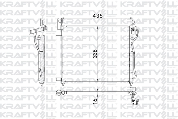 Condenser, air conditioning (08060050)