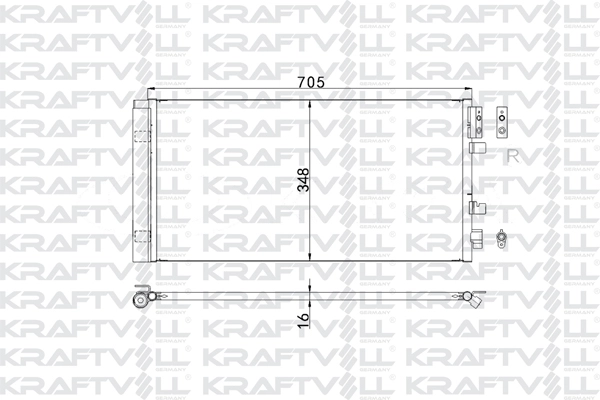 Condenser, air conditioning (08060105)