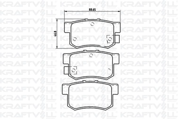 Brake Pad Set, disc brake (07010080)