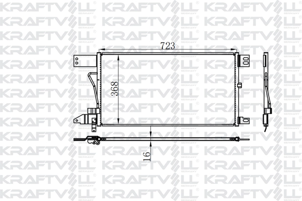 Condenser, air conditioning (08060181)
