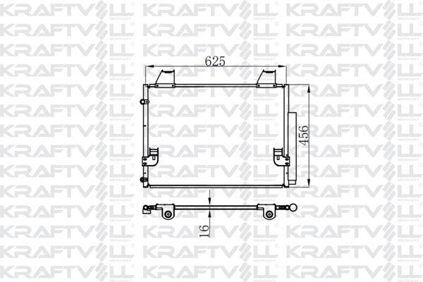 Condenser, air conditioning (08060244)