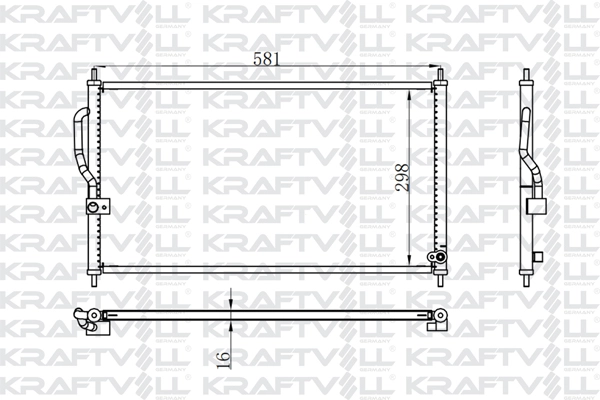 Condenser, air conditioning (08060013)