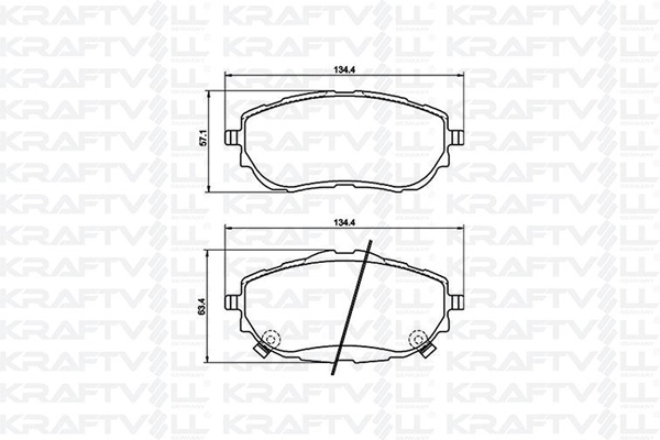 Brake Pad Set, disc brake (07010092)