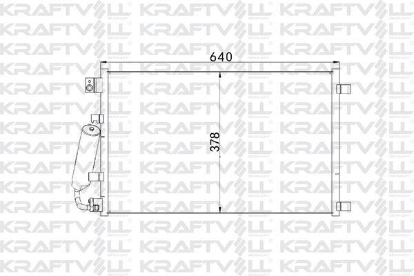 Condenser, air conditioning (08060192)