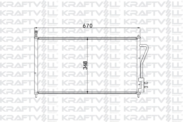 Condenser, air conditioning (08060116)