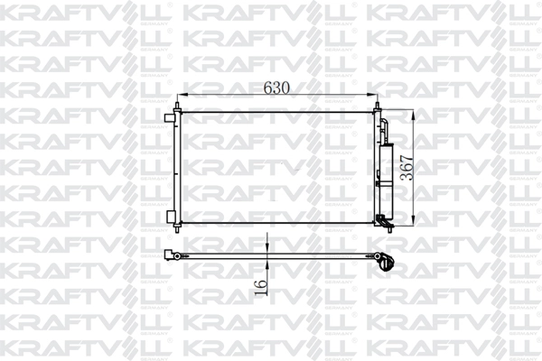 Condenser, air conditioning (08060174)
