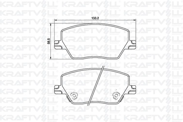 Brake Pad Set, disc brake (07010072)