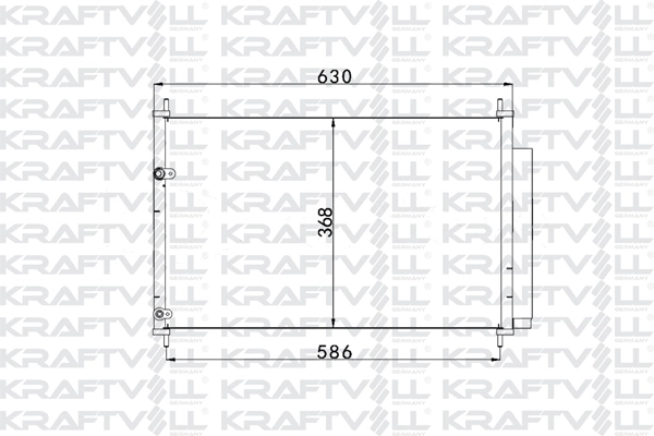 Condenser, air conditioning (08060004)