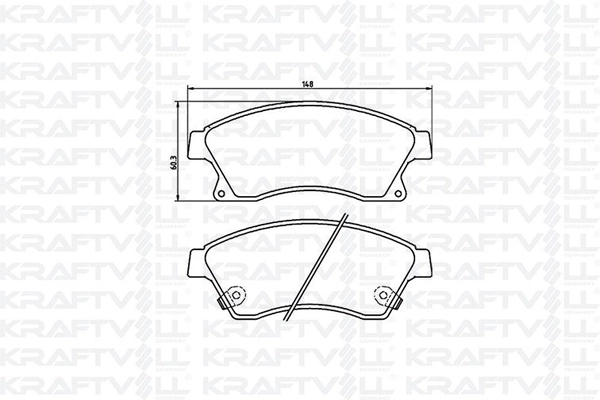 Brake Pad Set, disc brake (07010055)