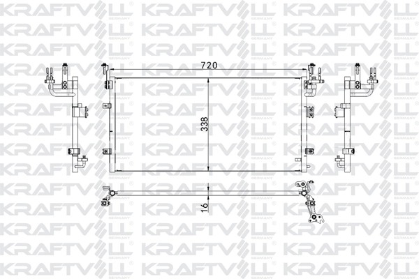 Condenser, air conditioning (08060206)