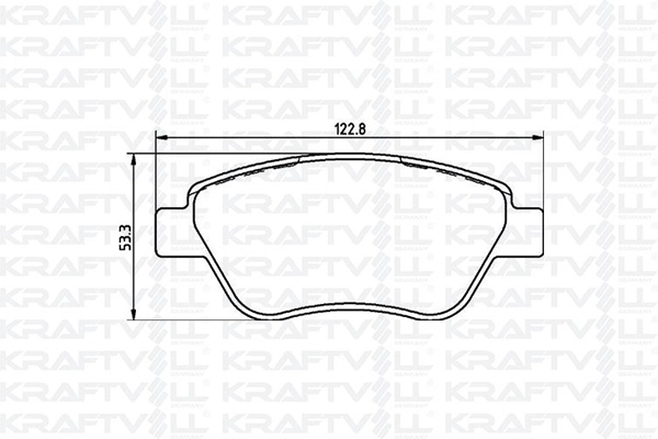 Brake Pad Set, disc brake (07010032)