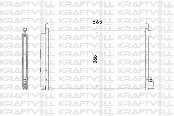 Condenser, air conditioning (08060142)