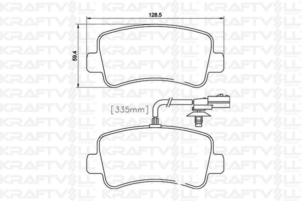 Brake Pad Set, disc brake (07010058)
