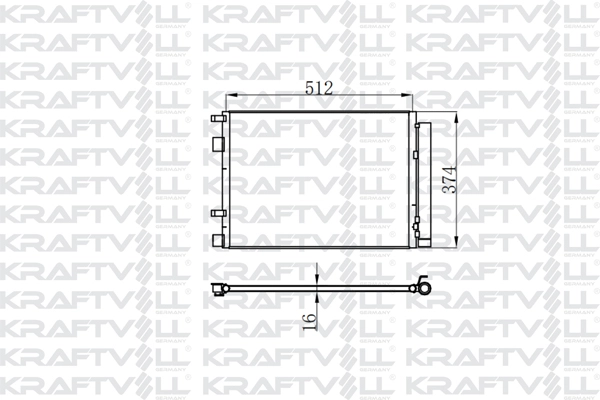 Condenser, air conditioning (08060232)