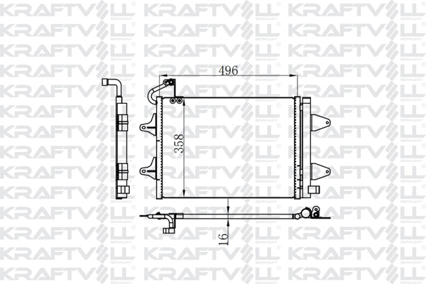 Condenser, air conditioning (08060248)
