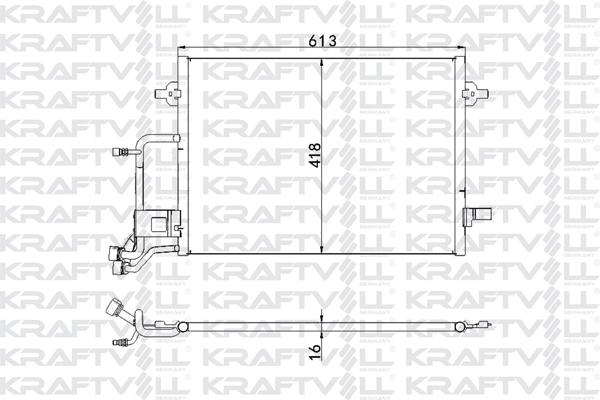 Condenser, air conditioning (08060124)