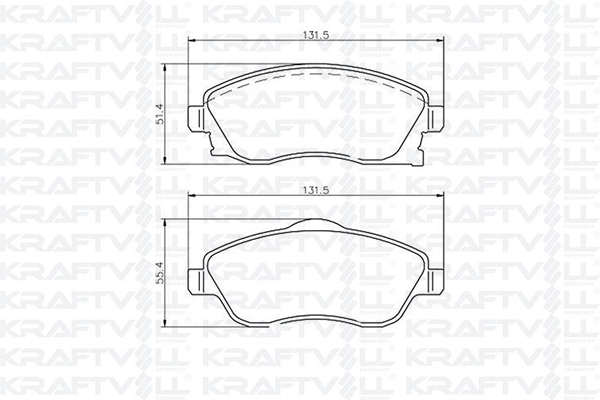 Brake Pad Set, disc brake (07010031)