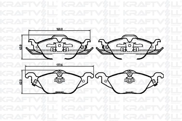 Brake Pad Set, disc brake (07010013)