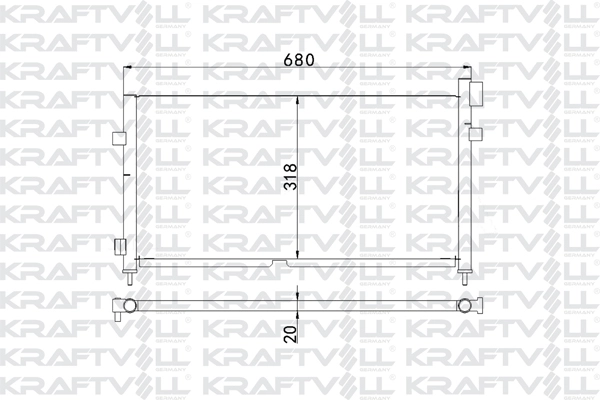 Condenser, air conditioning (08060112)