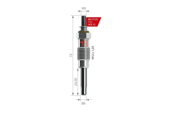 Glow Plug (MH70183)