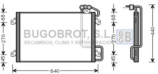 Condenser, air conditioning (62-RT5273)