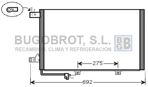 Condenser, air conditioning (62-MS5386)
