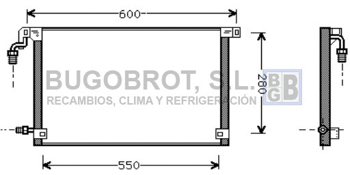 Condenser, air conditioning (62-CN5131)