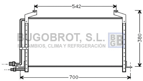Condenser, air conditioning (62-SB5031)